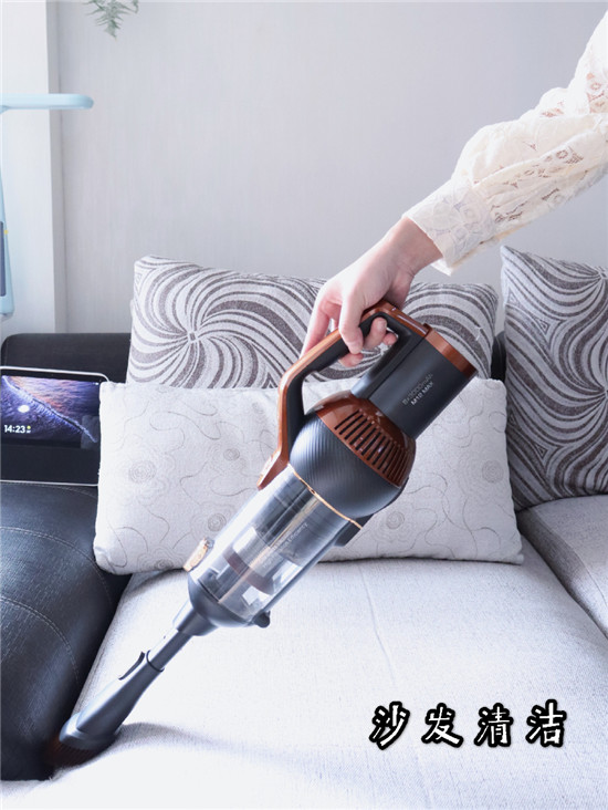 550W無(wú)刷數(shù)碼電機(jī)加持，萊克立式吸塵器，讓清潔更加方便
