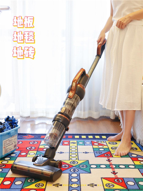 550W無(wú)刷數(shù)碼電機(jī)加持，萊克立式吸塵器，讓清潔更加方便