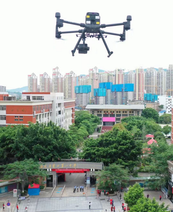 無人機助力應(yīng)考環(huán)境打造，為高考考生護航