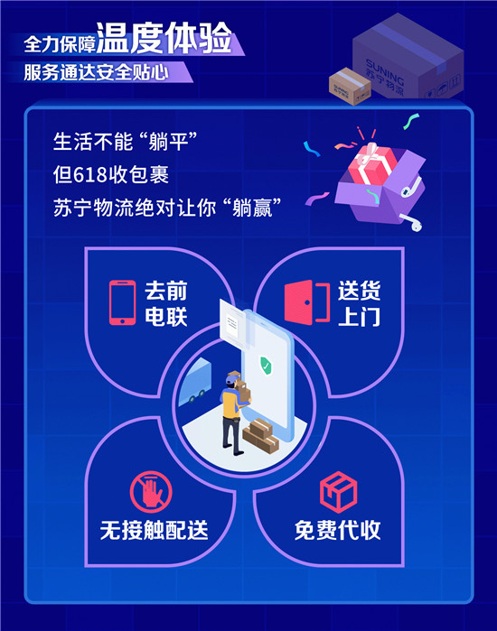 蘇寧物流出大招 “18項溫度服務(wù)承諾”全力護航618