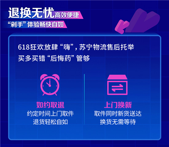 蘇寧物流出大招 “18項溫度服務(wù)承諾”全力護航618