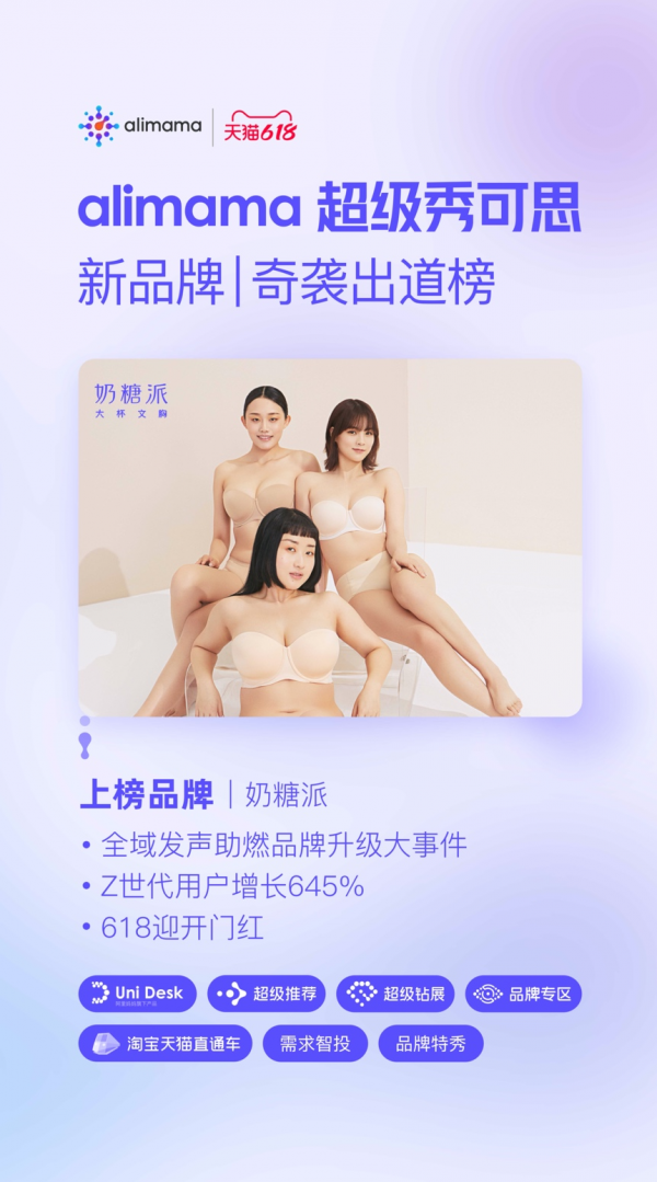 一年從0到1億，首次天貓618躍居類目 TOP1 ，阿里媽媽助力新品牌「奇襲出道」