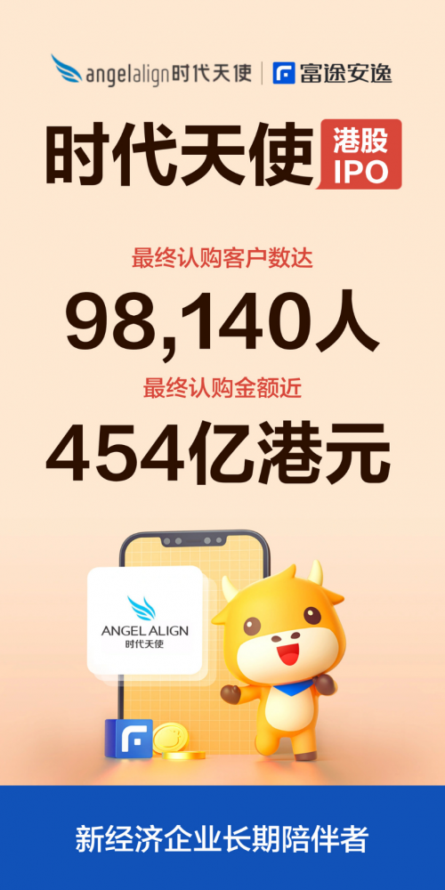 時(shí)代天使成功登陸港交所，開盤大漲131%，富途與高盛、中金共同助力IPO