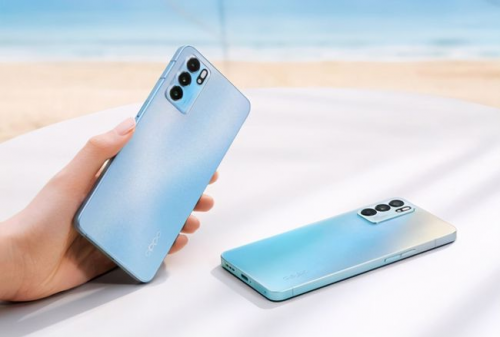 論顏值從來沒輸過，OPPO Reno6外觀亮眼，夏日晴海配色絕了