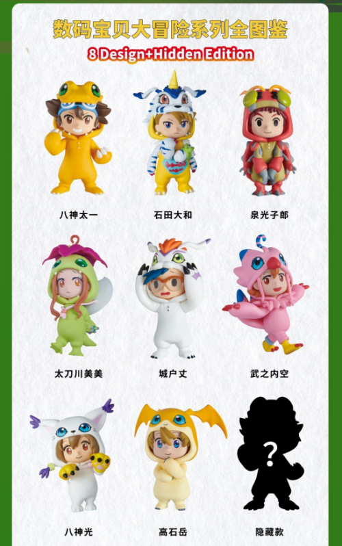 “打破次元壁”，TOP TOY獨(dú)家首發(fā)《數(shù)碼寶貝》大冒險(xiǎn)系列盲盒
