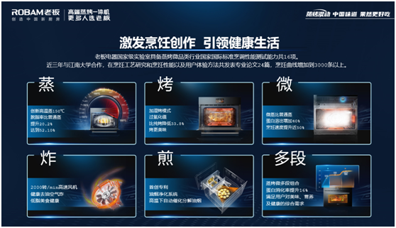 老板電器發(fā)布“蒸烤混動”科技新標(biāo)準(zhǔn)，“果然很好吃”升級中國味道