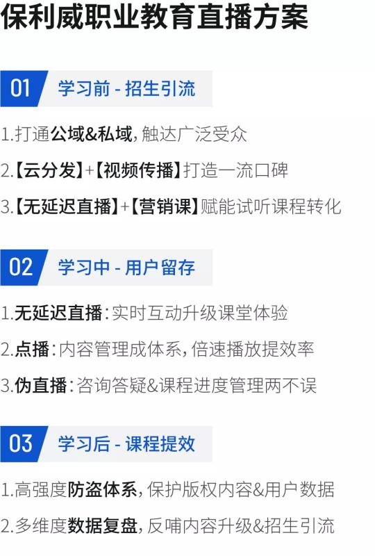 保利威：降成本、降退課、提續(xù)課，職業(yè)教育如何發(fā)揮直播最大價值？