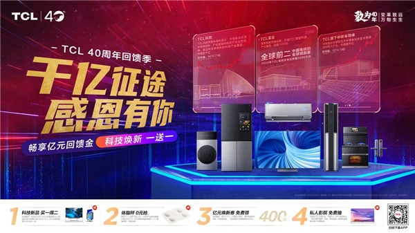 國貨品牌崛起，回顧TCL 40周年發(fā)展，見證中國科技力量