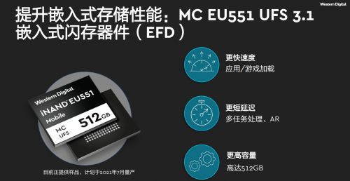 西部數(shù)據推出全新嵌入式移動存儲解決方案，以創(chuàng)新閃存技術賦能5G時代