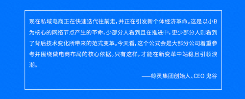 做興趣電商的抖音，做電商AI SaaS的鯨靈集團蜂享家，他們的私域白皮書有何不同？