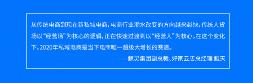 做興趣電商的抖音，做電商AI SaaS的鯨靈集團蜂享家，他們的私域白皮書有何不同？