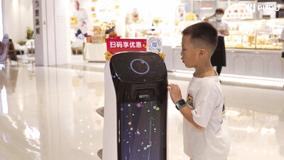 掃碼領取優(yōu)惠券，普渡機器人“葫蘆”助力商家營銷