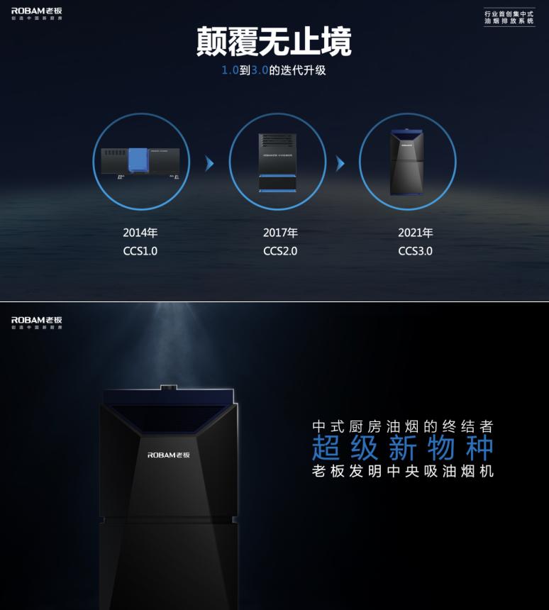 行業(yè)唯一！中國設(shè)計智造大獎金獎由老板中央吸油煙機CCS3.0斬獲！