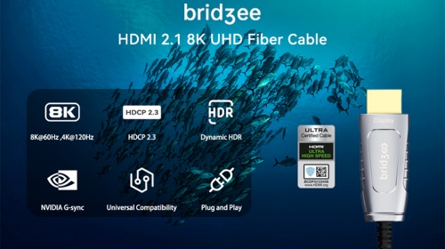 8K已來，bridgee出品光纖HDMI“H48”