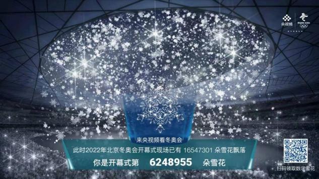 冬奧開幕式雪花成焦點，央視頻“數(shù)字雪花”獨創(chuàng)技術(shù)新玩法