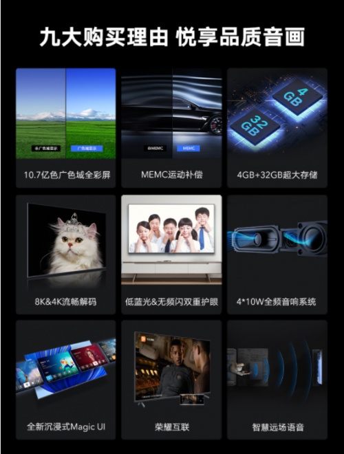 榮耀智慧屏品牌日福利大放送，75英寸榮耀智慧屏X1僅售3999元