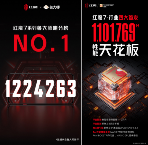 游戲玩家的第七神裝，紅魔7搭載新驍龍8與獨(dú)立游戲芯片戰(zhàn)力飆升