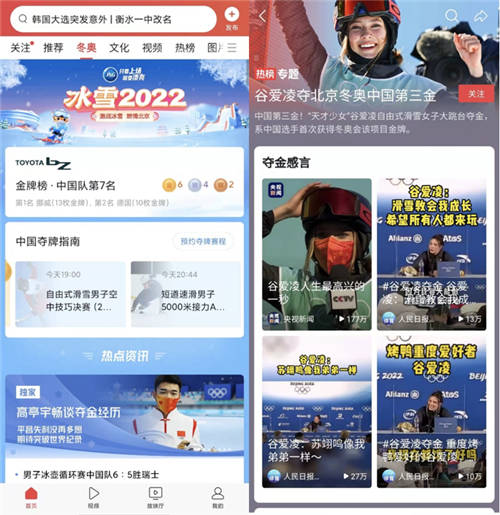9億話題曝光量，今日頭條賽事資訊頻道傳遞冰雪運(yùn)動(dòng)新精彩