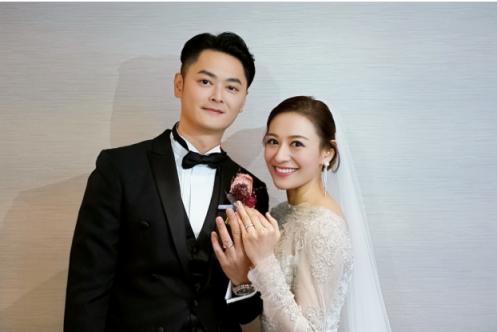 江若琳結婚，DR鉆戒見證美好愛情