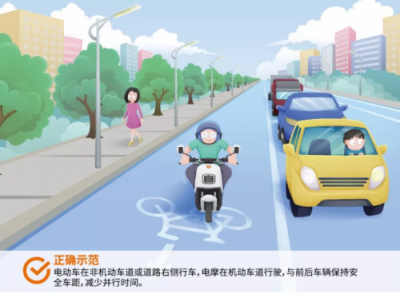 雅迪電動(dòng)車(chē)：遵守交規(guī)，文明出行
