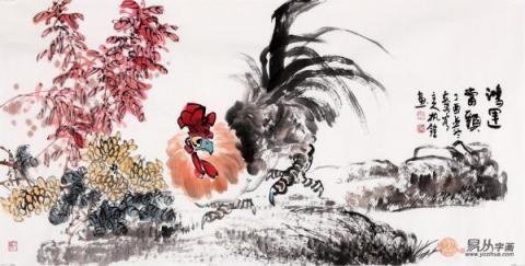 家居裝飾掛什么字畫好，名家國畫花鳥點綴恰到好處
