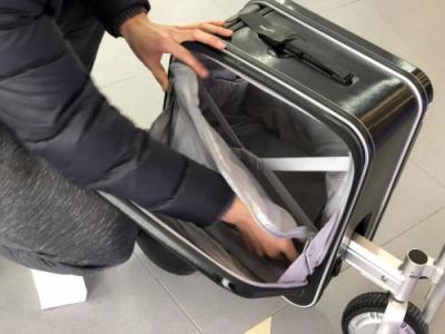 賣到斷貨的黑科技智能騎行旅行箱終于入手了！