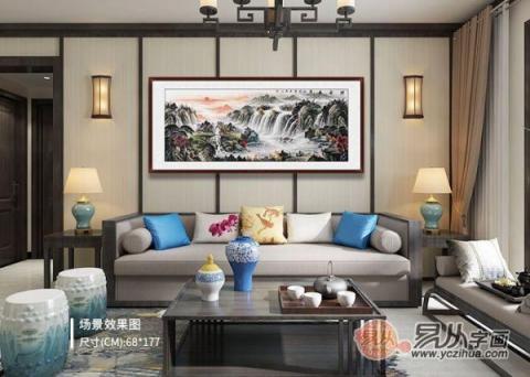 客廳沙發(fā)墻掛什么畫？宋唐手繪國畫裝飾旺財(cái)好運(yùn)來！