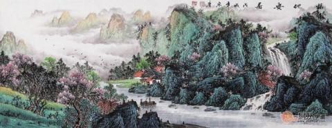 客廳沙發(fā)墻掛什么畫？宋唐手繪國畫裝飾旺財(cái)好運(yùn)來！