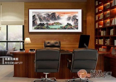 辦公室掛什么畫風(fēng)水好？畫家宋唐山水畫裝飾美景財(cái)運(yùn)旺！