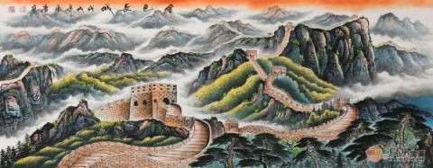 辦公室掛什么畫風(fēng)水好？畫家宋唐山水畫裝飾美景財(cái)運(yùn)旺！