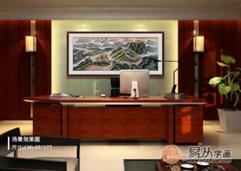 辦公室掛什么畫風(fēng)水好？畫家宋唐山水畫裝飾美景財(cái)運(yùn)旺！