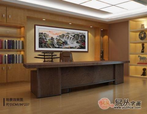 辦公室掛什么畫風(fēng)水好？畫家宋唐山水畫裝飾美景財(cái)運(yùn)旺！