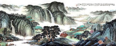 畫家許吉爾精品國畫賞析！領(lǐng)略自然山水美景無雙！