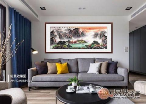客廳沙發(fā)墻掛什么？這五幅旺財(cái)風(fēng)水畫裝飾最合適了！