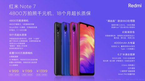紅米Redmi Note 7 首賣大熱，8分36秒就售罄！