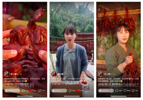 大山里的煙熏鵪鶉讓隔壁家小孩饞哭了 火山小視頻上48小時(shí)成交2.8萬單
