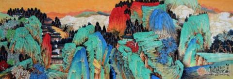 水墨丹青描繪山河之美—賞析許吉爾手繪國畫山水之美！