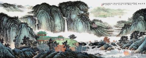 水墨丹青描繪山河之美—賞析許吉爾手繪國畫山水之美！