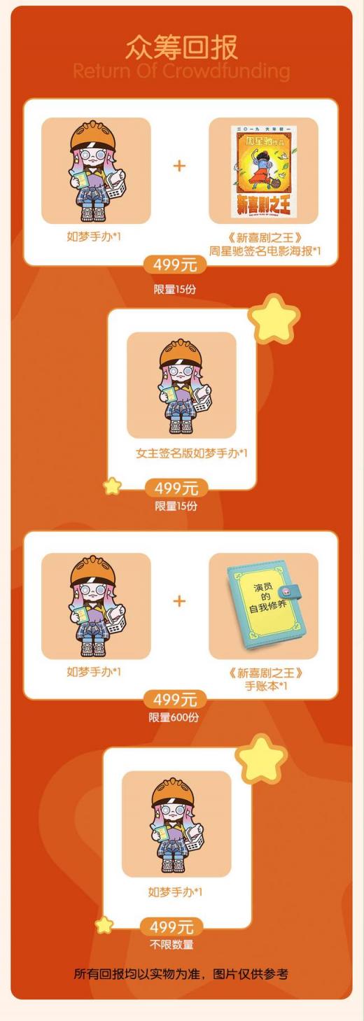 星爺二十年后再續(xù)經(jīng)典，《新喜劇之王》官方正版如夢手辦登錄摩點(diǎn)