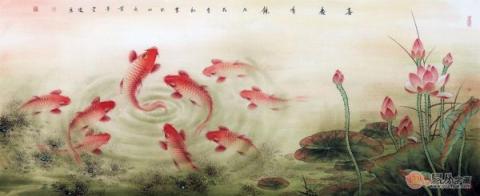 原生態(tài)藝術(shù)佳作，畫家藍(lán)健康國(guó)畫賞析
