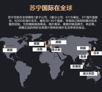 315煥新節(jié)升級(jí)服務(wù)，蘇寧國(guó)際攜手國(guó)際大牌提供正品保障