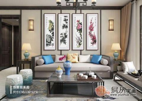 室內(nèi)空間裝飾掛什么畫好，經(jīng)典國畫花鳥一幅就夠了！