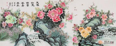 室內(nèi)空間裝飾掛什么畫好，經(jīng)典國畫花鳥一幅就夠了！
