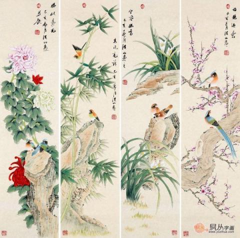 過節(jié)送領(lǐng)導(dǎo)字畫什么好，好寓意的名家花鳥畫推薦