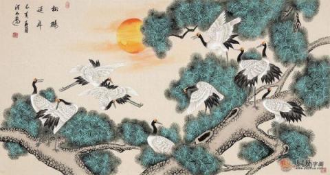 過節(jié)送領(lǐng)導(dǎo)字畫什么好，好寓意的名家花鳥畫推薦
