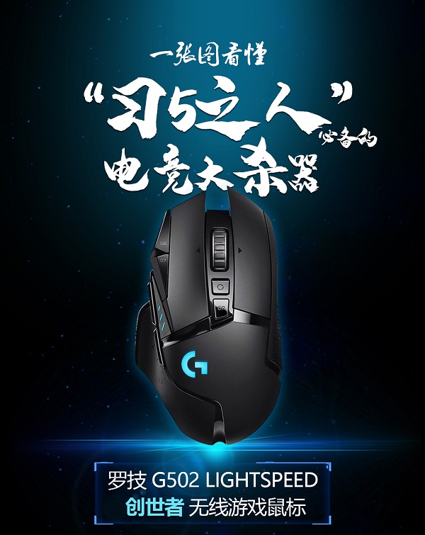 創(chuàng)世者登場！一張圖看懂羅技G全新旗艦無線游戲鼠標