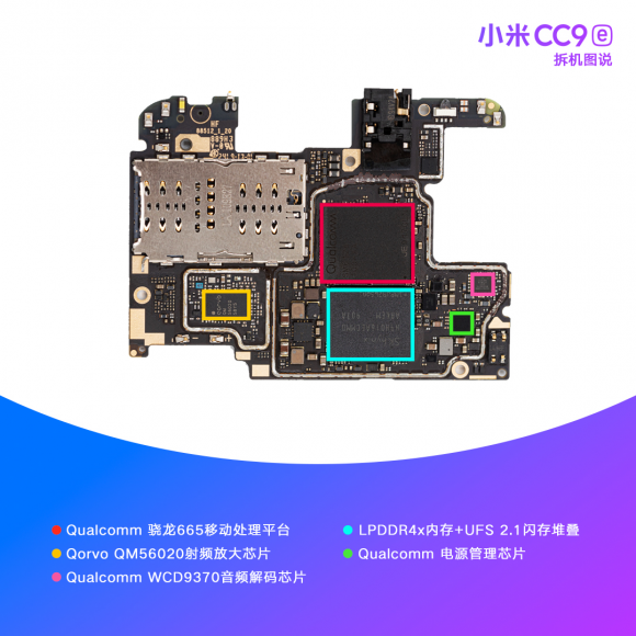 小米CC9e整機拆解，前置3200萬+4800萬超廣角AI三攝讓美無處可藏