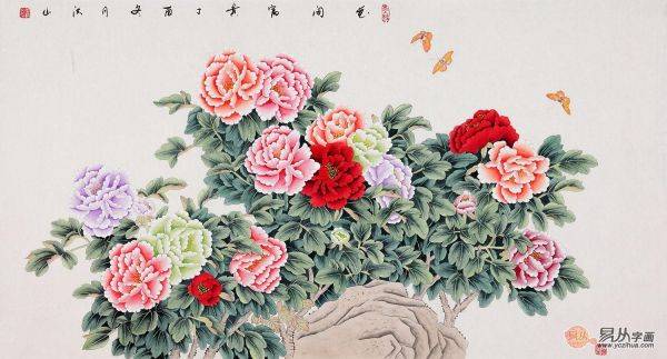 客廳墻裝飾掛什么畫好，給家?guī)砑楦獾幕B國畫推薦