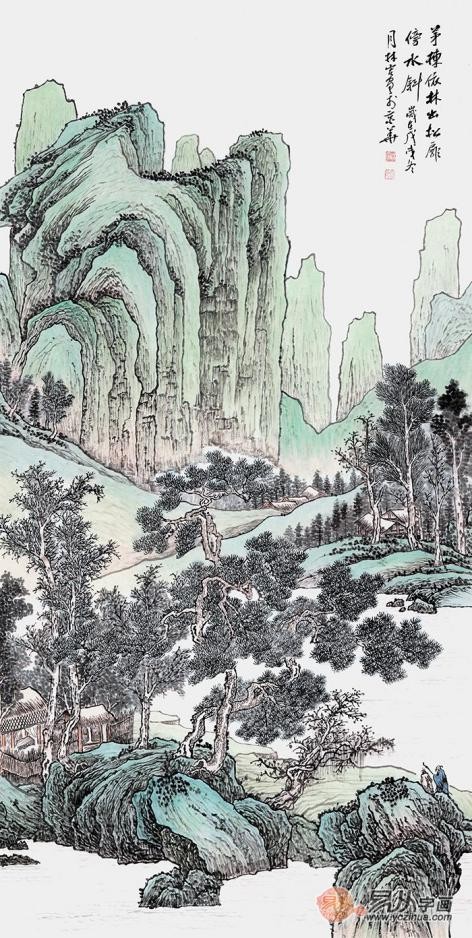 2019年又美又有品位進(jìn)門玄關(guān)掛畫，朋友們都說(shuō)好
