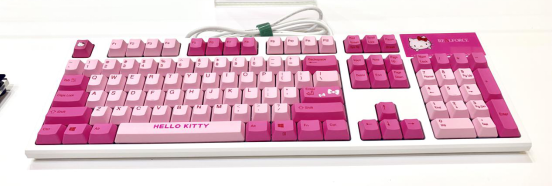REALFORCE HELLO KITTY限量版鍵盤，ChinaJoy首亮相